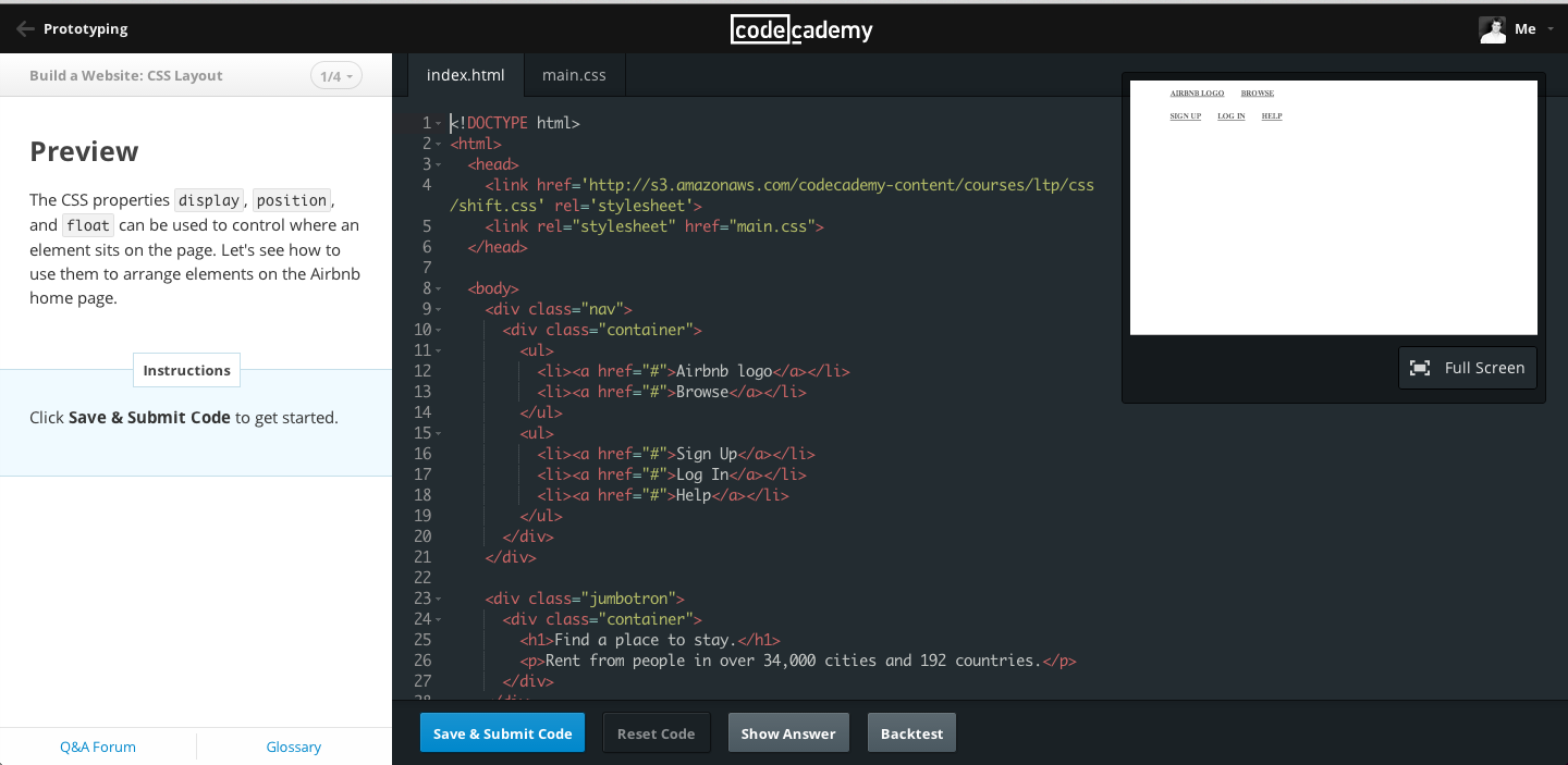 Plataforma Codecademy