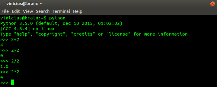 Operações aritméticas