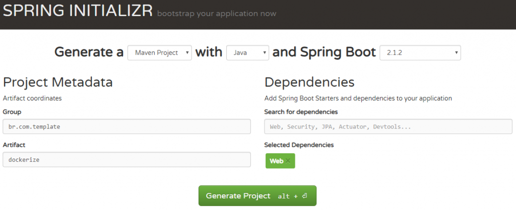 Criando uma aplicação Restful Dockerizada com Spring Boot – Vila do Silício
