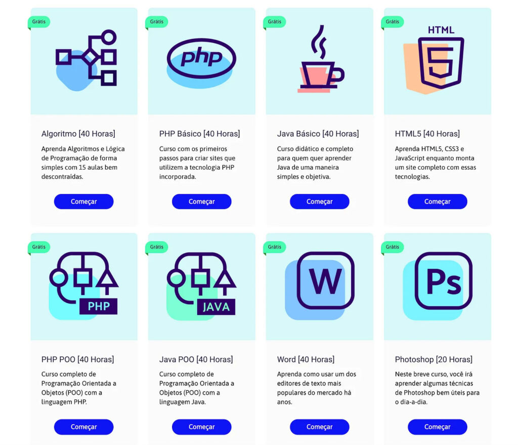 Cursos gratuitos