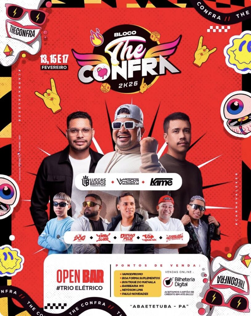 Bloco the confra 2026 abaetetuba